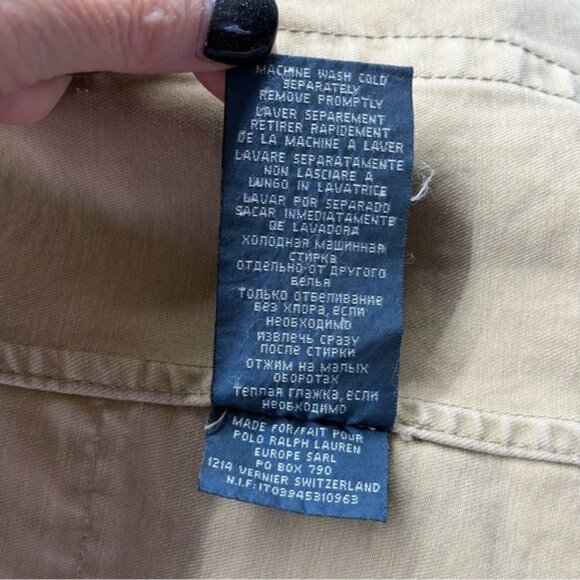 Vintage Polo Ralph Lauren Khaki Safari Jacket - Picture 13 of 13